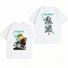 Demon Slayer Zenitsu Agatsuma Print Tshirt Casual Short Sleeve Cotton Anime Streetwear Unisexs Tshirt