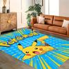 Alfombra Pikachu Ráfaga de Energía para salas de estar, dormitorios, decoración del hogar y como regalos.