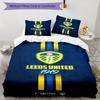 Fc Crest Design Printed Pattern Duvet Cover Set – includes 1 duvet cover and 2 matching pillowcases Bedroom decor Christmas gifts