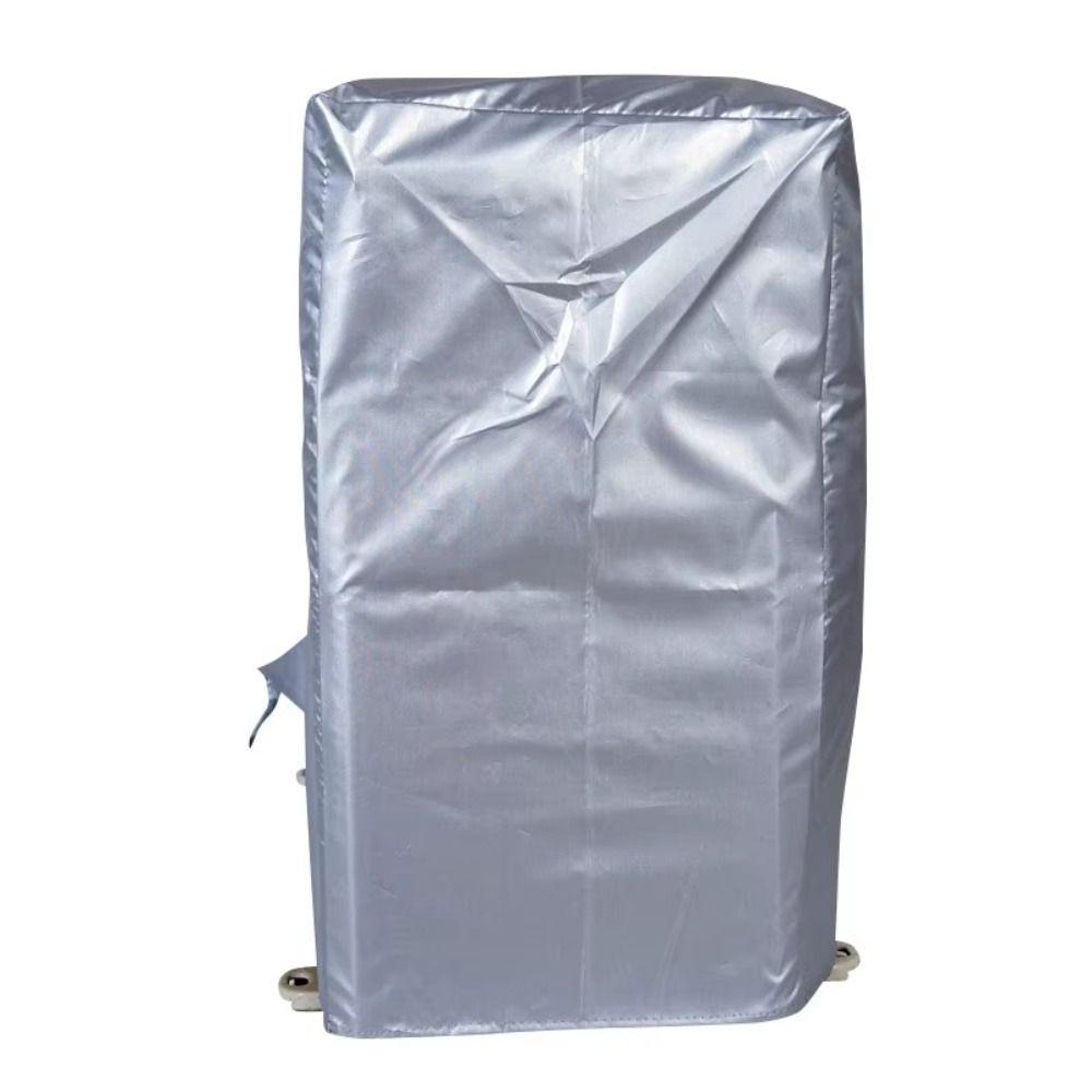Silver Air Conditioner Cover Multisize Cleaning Bag Sunscreen Air Conditioner Protective  Outdoor