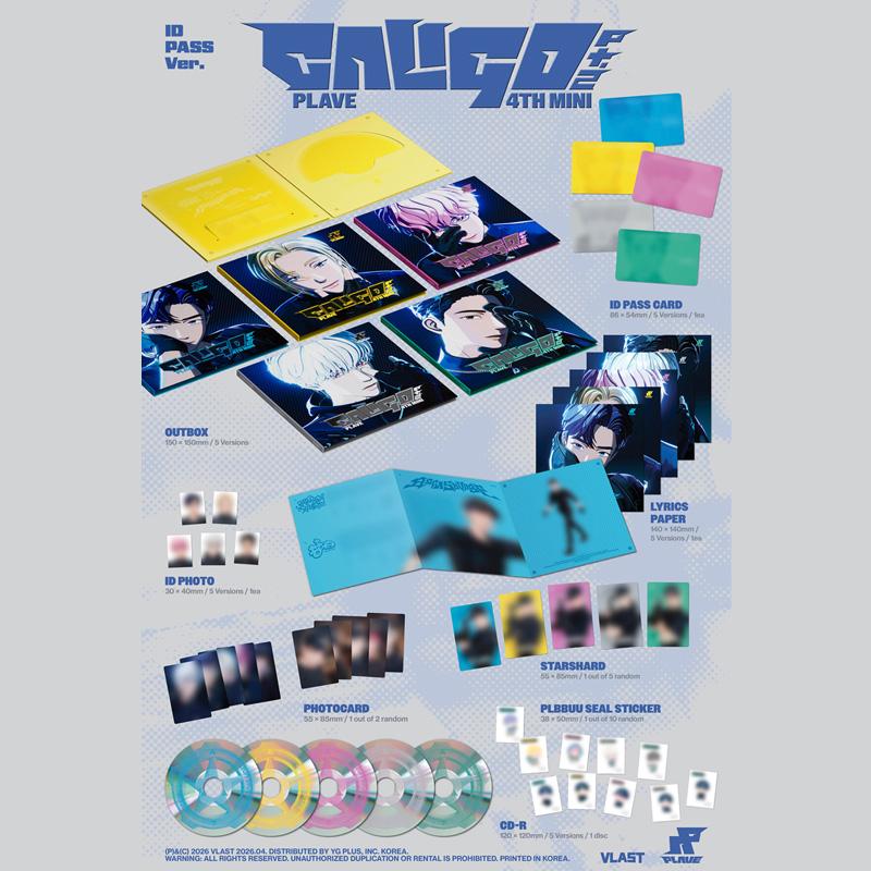 PLAVE 4th Mini Album Caligo Pt.2 (ID PASS Ver.)