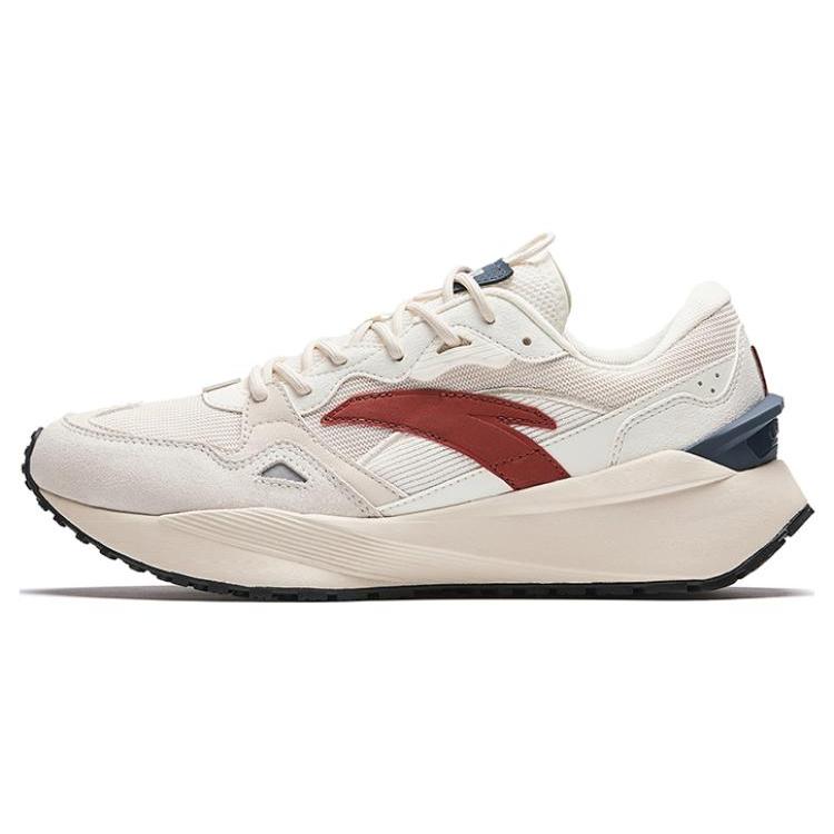 

Anta HERITAGE Cushioning Breathable Low Top Casual Shoes Men s Ivory White 40.5