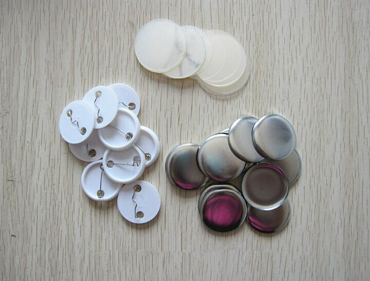 Mașină de insignă rotativă complet metalică de 58 mm cu matrițe - Set de insigne DIY