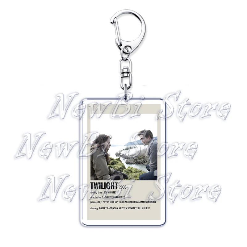 The Vampire Diaries Twilight Keychain for Accessories Damon Stefan Salvatore Elena Bella Swan Edward Cullen Key Chain Keyring