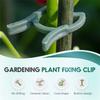 200PCS Reusable Green Garden Plant Fixed Clips For Greenhou Vegetables Flowers Stem Vines Grape Clamp Support Fastener Tools