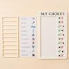 Tabela Codziennej Rutyny Tablica Wizualnego Harmonogramu Dla Dzieci Tablica Zarządzania Czasem Malucha Wielokrotnego Użytku Tablica z Listą Codziennych Obowiązków