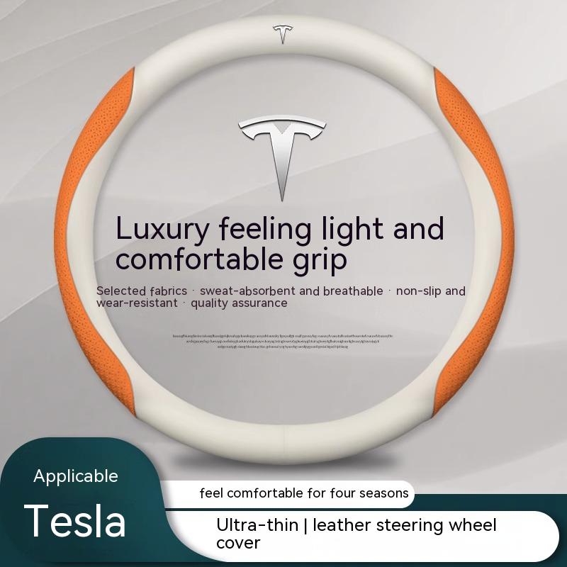 Car Steering Wheel Cover For Tesla Model 3 Model S Model Y Model X Roadster 2019-2025 Auto interior Steering Wheel Accessories