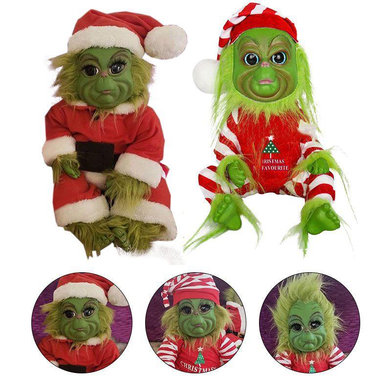 Kids 20cm Doll Christmas Stuffed Plush Toys Home Decoration Gifts Xmas