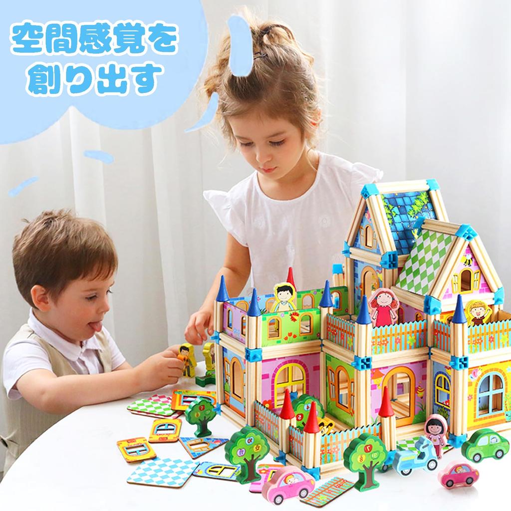 Assembly 3D Construction Wooden Building Craft Educational Model Creative Educational Toy for Kids and Popular Gift for Boys and Birthday Popular Gift