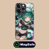 Zenless Zone Zero QingYi Phone Case for iPhone 17 16 15 14 13 12 11 Air Pro Max Plus Mini MagSafe Glass Colorful Cover Cover