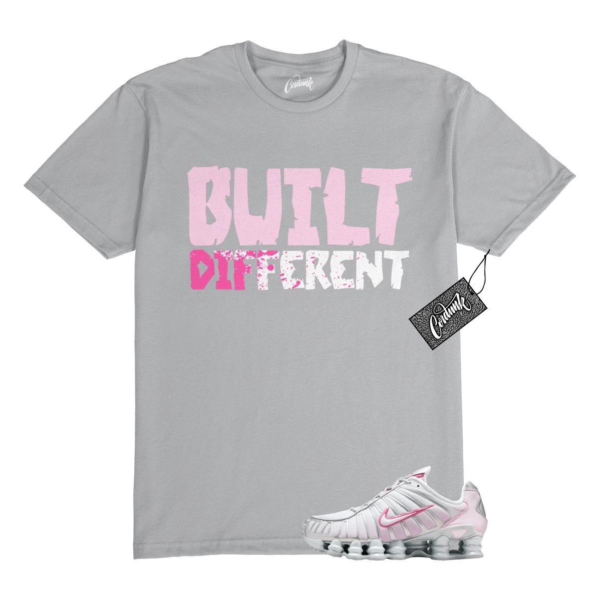 Shox TL Metallic Platinum Pink Foam White Pinksicle T Shirt to Match BUILT L