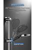 Adjustable Stainless Steel No-Drill Shower Arm and Head Holder