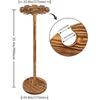 Baseball Bat Holder and Ball Display Shelf Baseball Bat Stand Shelf Rack,Baseball Bat Storage Organizer,Holder 10 Bats By Wood