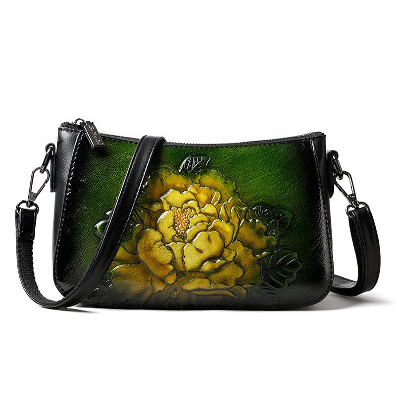 Chinesischer Ethnischer Stil, Taschen für Mütter mittleren und höheren Alters, Vielseitige und Lässige Kleine Quadratische Umhängetaschen für Damen, Temperament