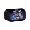 Astuccio a Doppio Strato Kimetsu No Yaiba 22cm/8.7inch Borsa Portapenne Scolastica per Studenti Ampio Spazio Astuccio per Studenti Regalo Scolastico