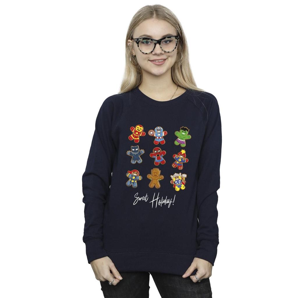 Marvel Womens/Ladies Gingerbread Avengers Sweatshirt