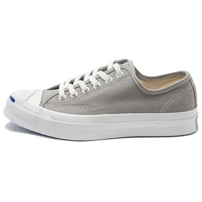 Jack Purcell Bequeme Minimalistische Low-Top Canvas Schuhe Unisex Sneaker Grau 155589C