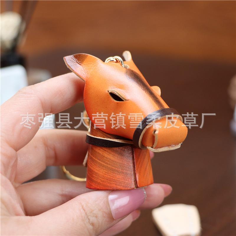 Leather Rope Model, First Layer Cowhide, Twelve Zodiac Signs, Small Mouse, Cow, Tiger, Rabbit, Dragon, Snake, Horse, Sheep, Dog, Pig, Cute Bag Pendant