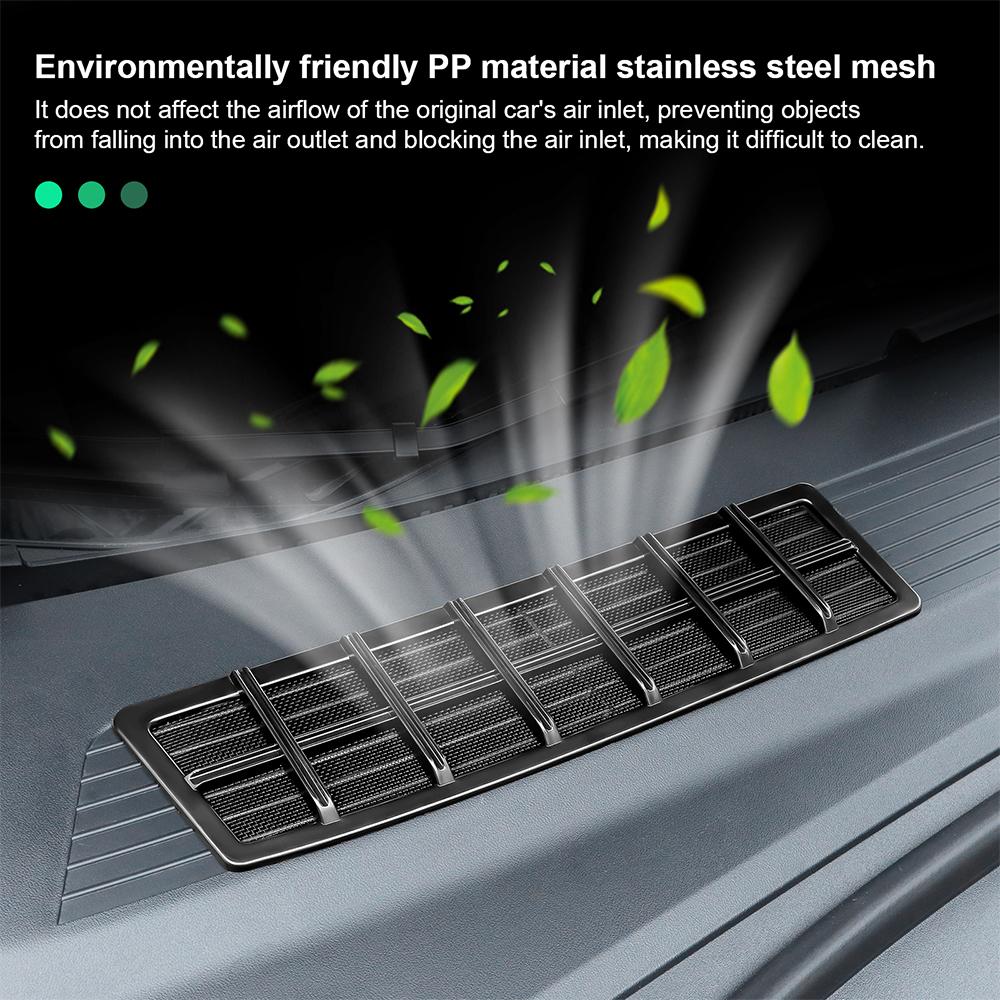 Anti-insect Air Inlet Protector Cover For Tesla Model 3 Highland 2025 Front Trunk Air Vent Intake Grille Filter Net Insect-proof