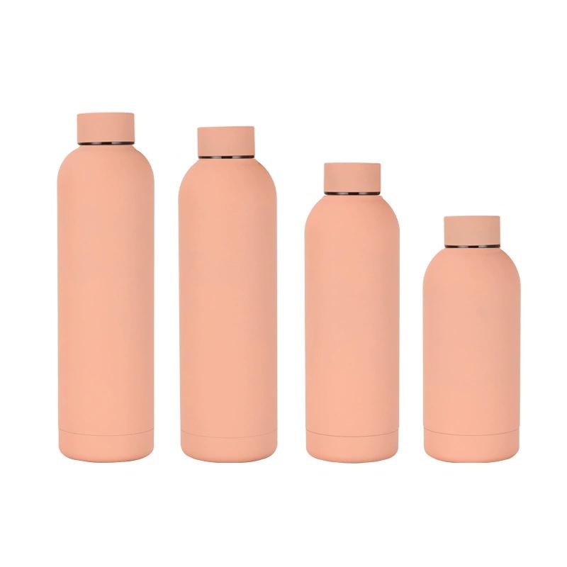 American Small-Mouth Double-Layer Stainless Steel Vacuum Flask Large Capacity Outdoor Portable Sports Water Cup
