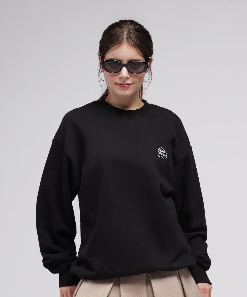 Twenty-Five Percentage 25P Heart Logo Sweatshirt 25A1304Bk