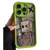 Cartoon Box Man Full Coverage Shockproof Soft Silicone Phone Case For Apple Iphone