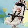 Comfortable Baby Stroller Cotton Cushion Thickened Quilted Stroller Seat Cushion Breathable Double-sided Baby Seat Cushion