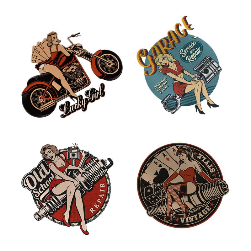 Samolepky na auta Legrační samolepky na auto Motokros Samolepky na motorku Samolepky na motorku Automotive Sexy Woman Samolepky