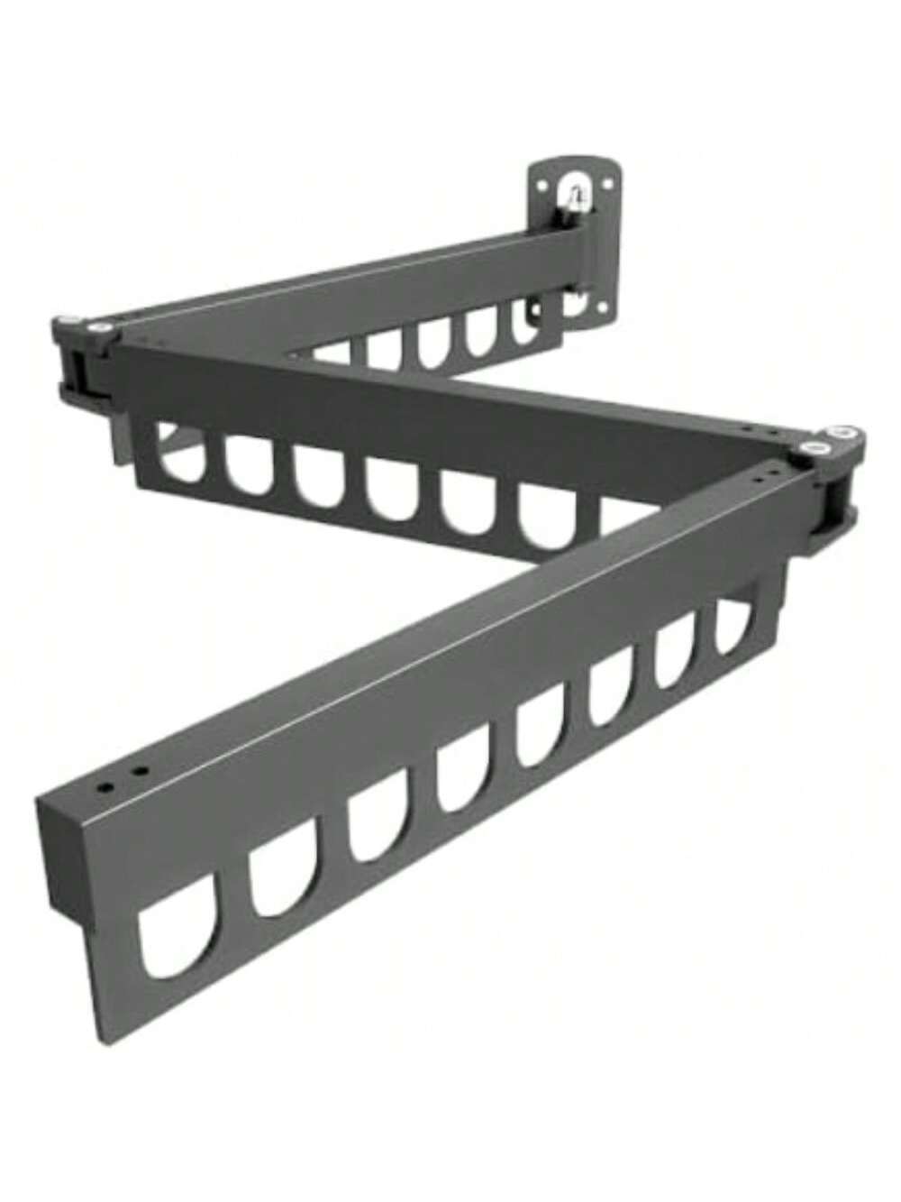 

Wall Mounted Clothes Drying Rack for Laundry Room, Space Saver Collapsible Dryer Rack, 45 Inch Retractable Drying Rack