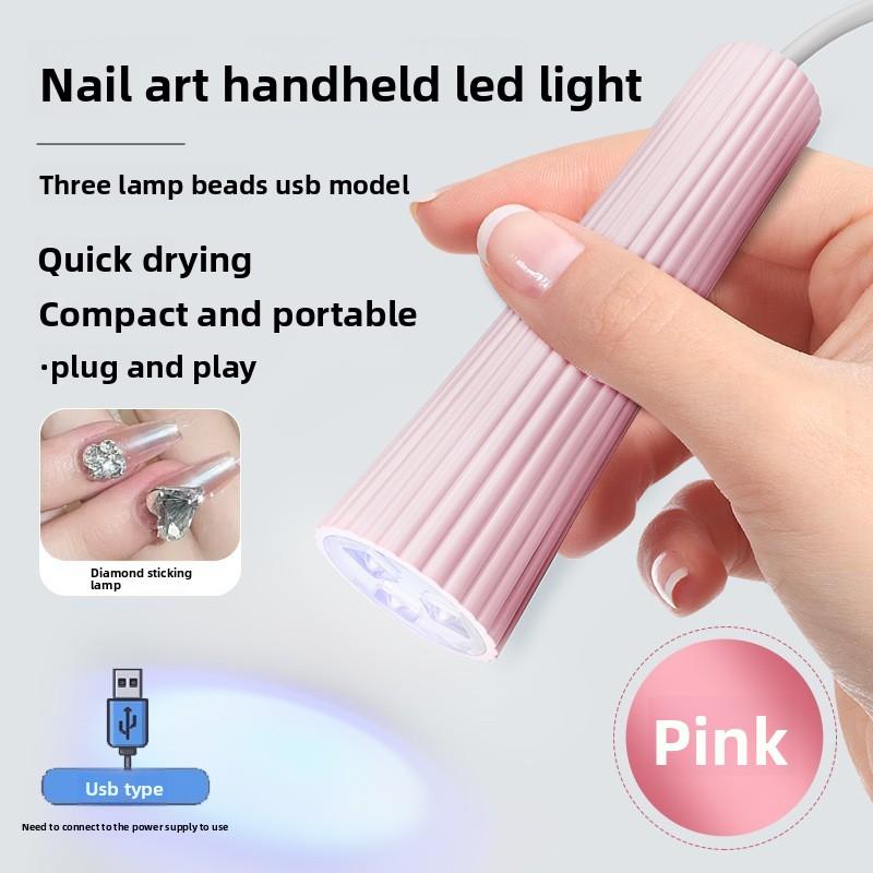 Tragbare und schnelltrocknende Nailart-Einlinienlampe, Tragbare Nagelhärtungs-Lichttherapie-Backlampe, Mini-Beleuchtungslampe, Schnelltrocknende Lampe