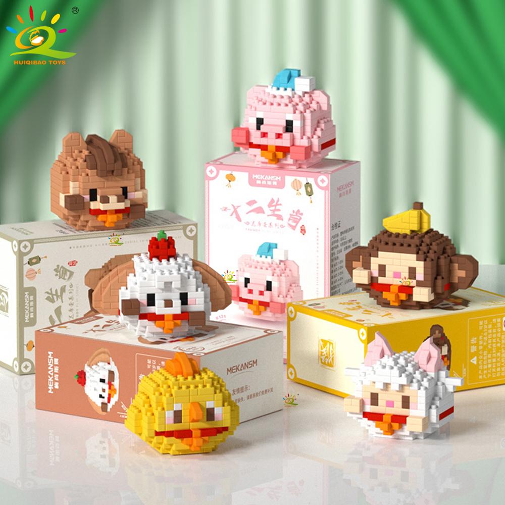 Non-Toxic Mini Cute Delicious Fruit Micro Building Blocks 3D Diamond Model Food Bricks Diy City Construction Toys For Children