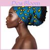 Turbante de Algodón Africano Estampado Batik con Patrón Geométrico para Mujer Estilo Verano e Invierno
