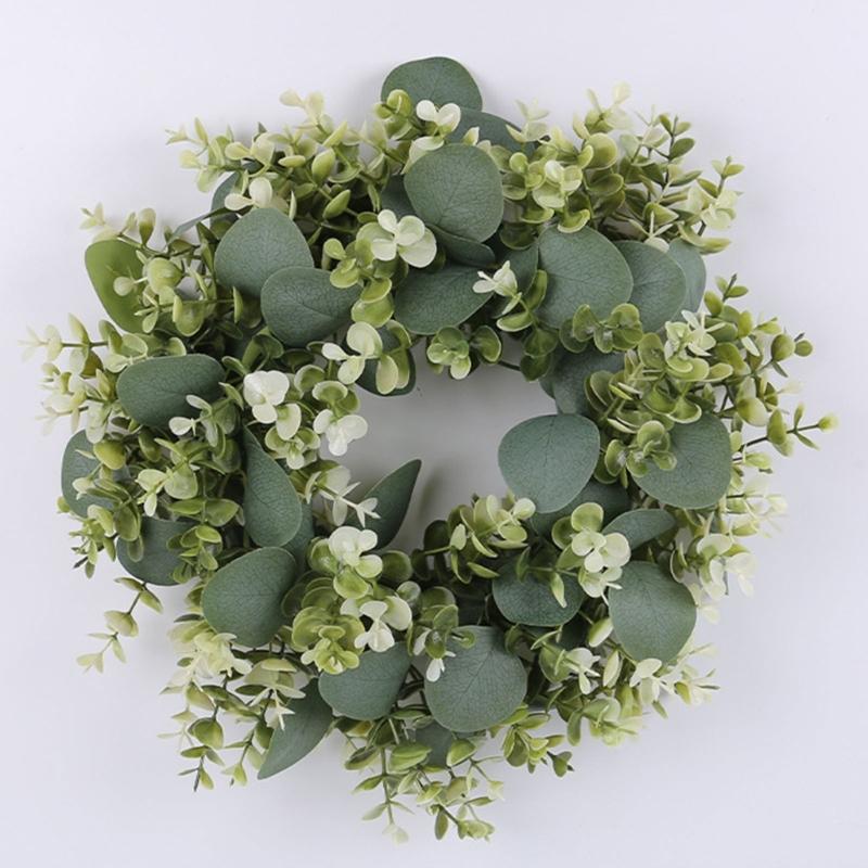 Home Letter with Wreath Farmhouses Decors Wood Decorative Sign for Bedroom Livingrooms Entryways Kitchen Housewarming