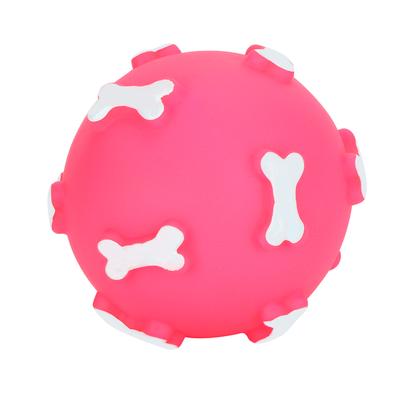 Vinilo No Tóxico Exterior Pelota Vocal Chillona Perro Limpiar Dentición Masticar Juguetes Suministro para Mascotas