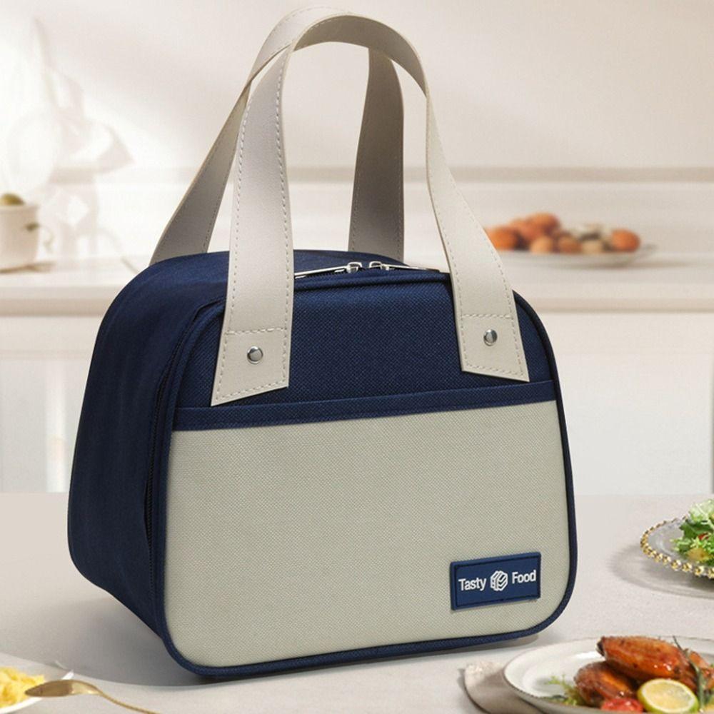 

Waterproof Insulated Dinner Bags Large Capacity Storage Bag Trapezoid Lunch Bag Food