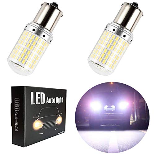 

[Самый сильный свет] Светодиодная лампа заднего хода Aokyoung S25, одинарный белый, встроенный компенсатор, предотвращение гипервспышек, встроенный резистор 1156 BA15S P21W, угол наклона выводов