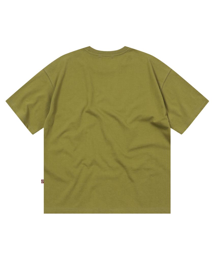 S'EST Bio Washing Crop T-Shirts Olive