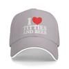 Amo Tette e Birra Cappellino da Baseball Estivo FeUnisex Unisex Cappellino da Trucker Personalizzato Vendita all'Ingrosso Streetwear Sport all'Aperto Cappellini da Baseball
