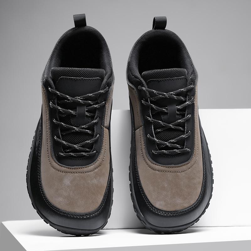 Fashion Versatile Men Casual Leather Shoes Comfortable Cricket Shoes Fashion Sneakers Lightweight Driving Shoes Outdoor Treking Footwear
