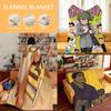 Anime M-My S-Senpai I-Is A-Annoying Throw Flannel Cozy Print Blanket, Portable, Durable Machine Washable Cute Cool