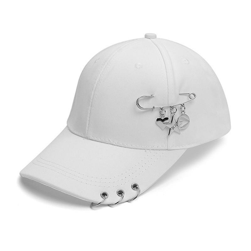 New Fashion Unisex Star Iron Ring Baseball Caps Spring and Autumn Outdoor Adjustable Casual Hats Sunscreen Hat