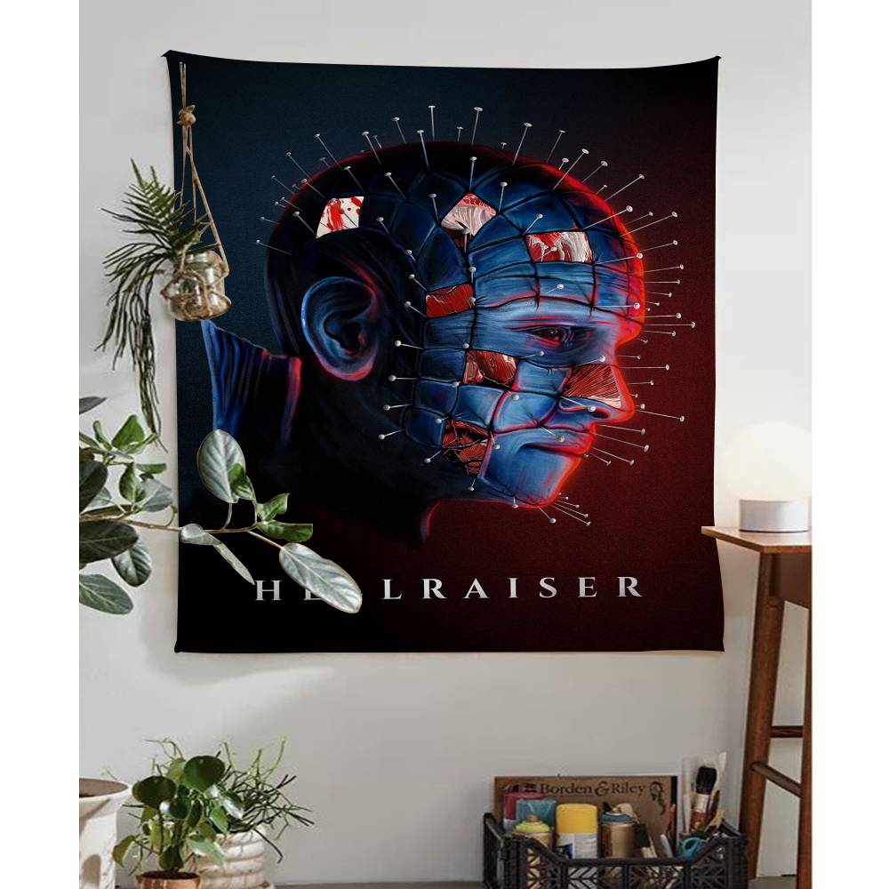 Classic Hellraiser Movie Tapestry Wall Hanging Cheap Hippie Wall Hanging Bohemian Wall Tapestries Mandala Wall Hanging Sheets