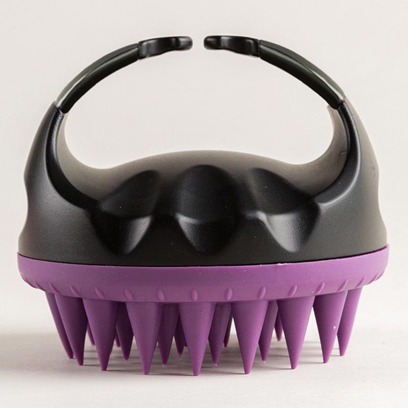 Scalp Scrubber Shampoo Brush Massager Clean Scalp Comb with Handle Hair Washing Brush Scalp Exfoliator Brush Head Scrubber Tools