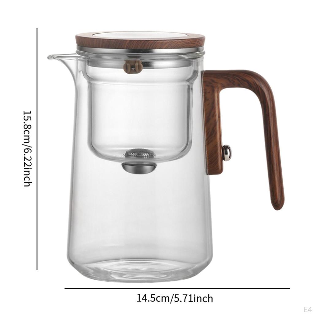 Clear Teapot with Infuser for Loose Tea, Kettle Home And Office