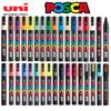 Uni POSCA Marker Farbstift, 39 Farben PC-5M/44 PC-3M/36 PC-1M, Acryl Steinmalerei Zeichnen Graffitti Marker Kunstbedarf