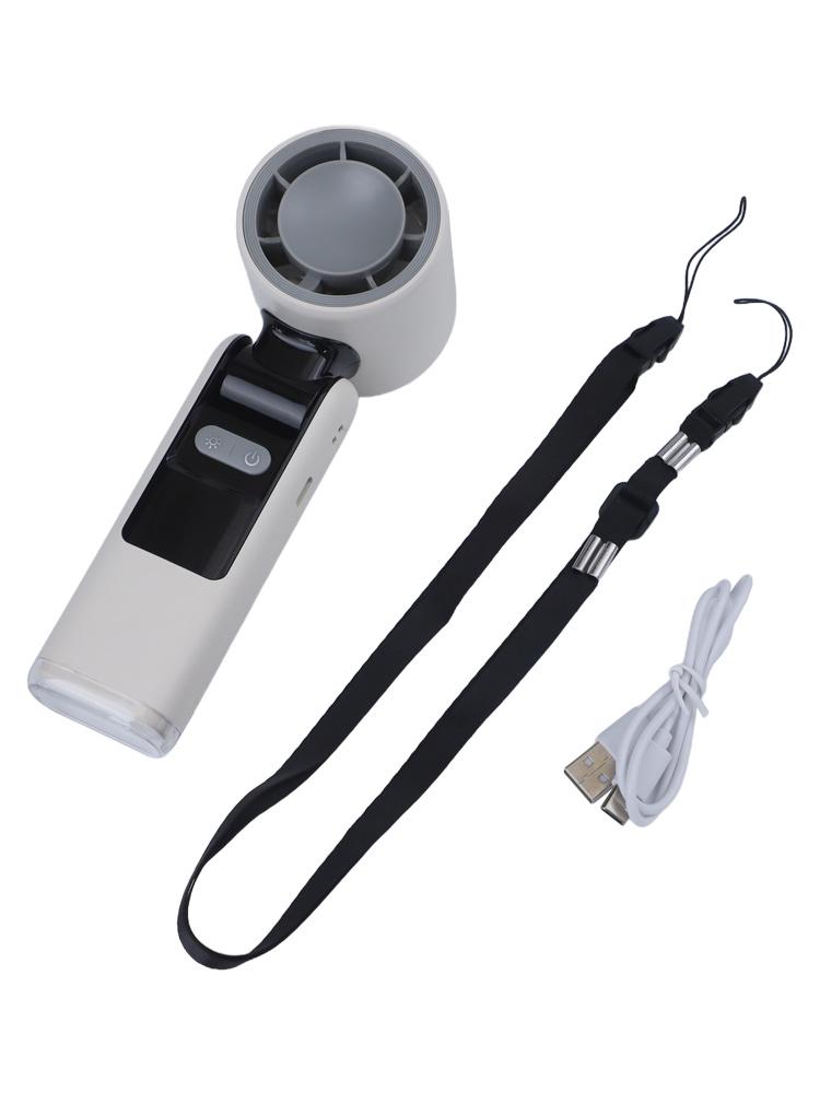 Mini Handheld Cooling Device Portable Handheld Fan White Mini USB Fan Travel Fan Compact Design Lightweight Fan