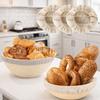 6 Pieces Round/Oval Bread Basket Liner Cotton Baking Dough Cloth Dough Fermentation Cloth  Cooking