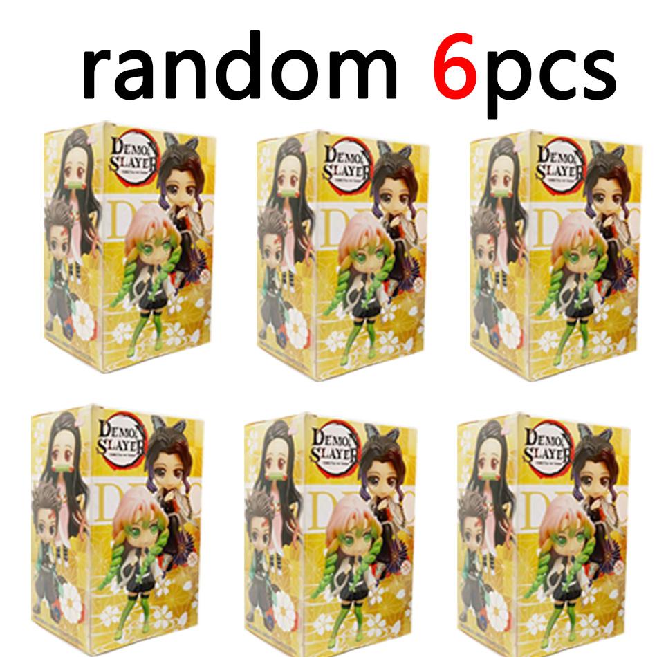 Anime Demon Slayer Figure Kamado Tanjirou Nezuko Action Figures Zenitsu Figurine Inosuke Kimetsu No Yaiba Figura PVC Model Toys
