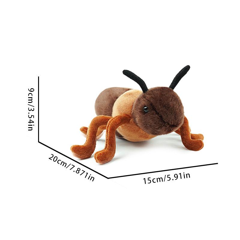 Funny Six Series Insects Plush Toys Realistic Simulation Animal Doll Simulation Ladybug Spider Dolls Birthday Gifts For Children