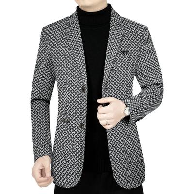 Herren Business Casual Blazer Jacken Karierte Anzüge Mäntel Mann Frühling Slim Blazer Jacken Mäntel